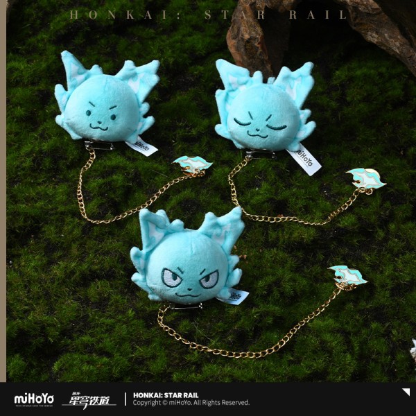 miHoYo HSR Mr. Tail Theme Series Lovely Plush Badge Collectible Accessories